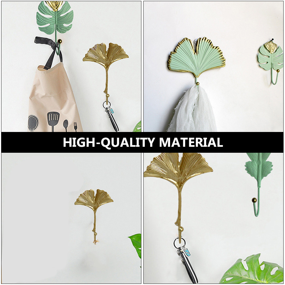 3Pcs Premium Leaf Style Hooks  - Home Decor Luxury recension och pris