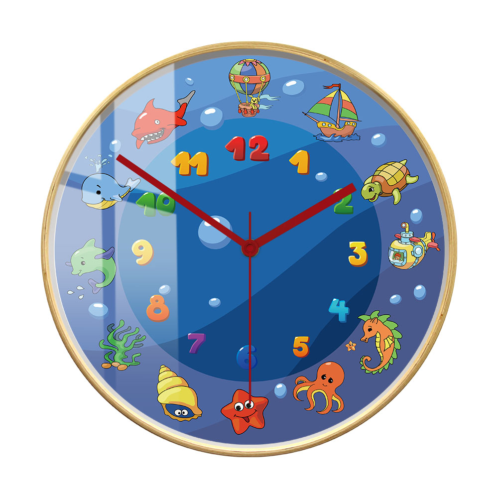Cartoon Sea Animals Blue Wall  - Home Decor Under 300 recension och pris