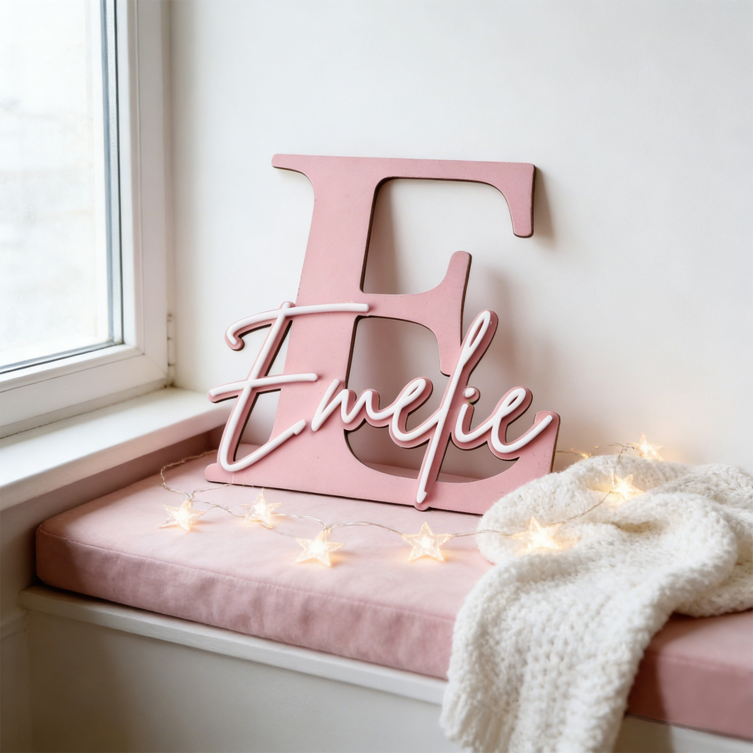 1pc Double-layer Wooden Name D - Home Decor Zone recension och pris