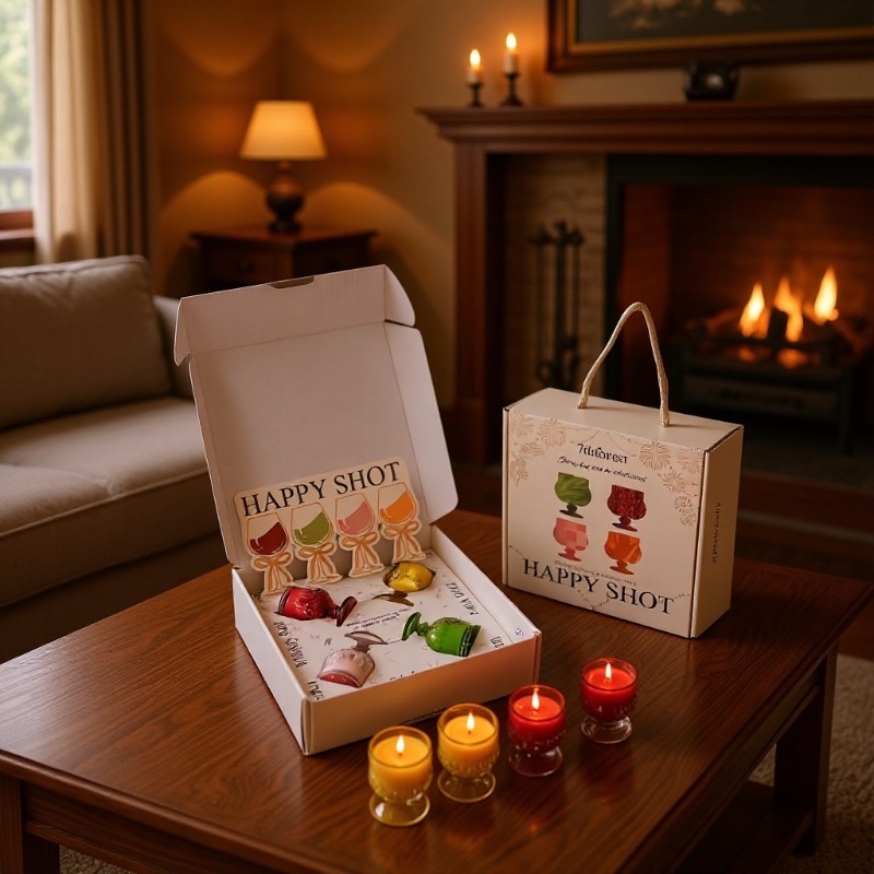 Scented Candle Gift Set Wine G - Home Decor Luxury recension och pris