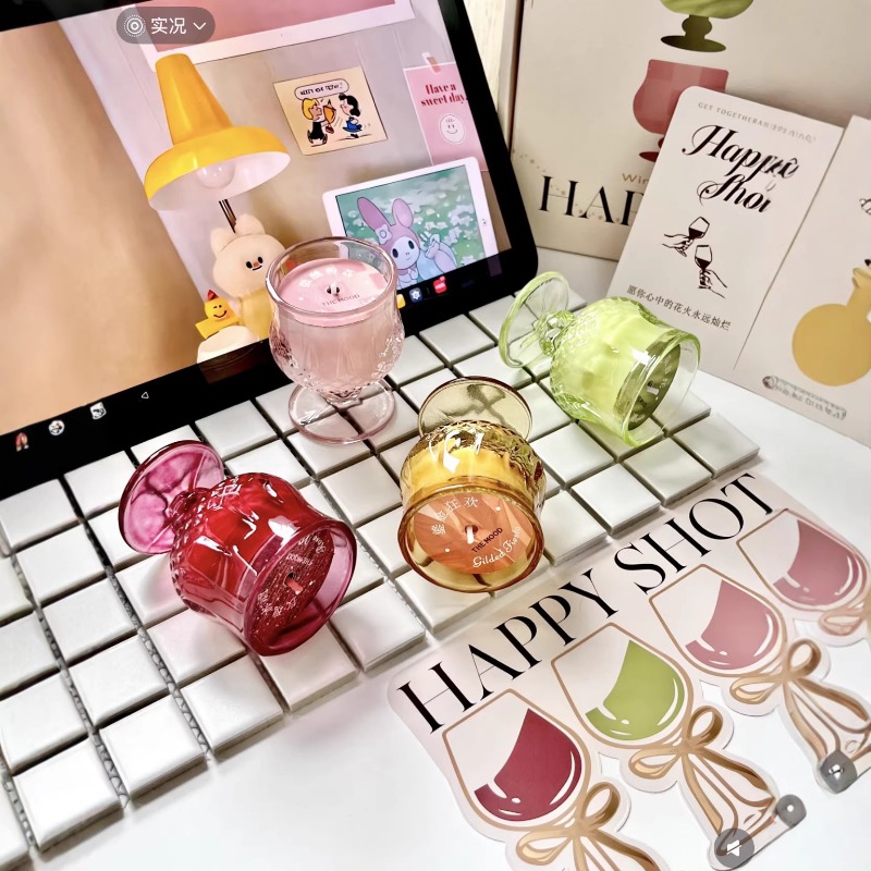 Scented Candle Gift Set Wine G - Home Decor Luxury recension och pris