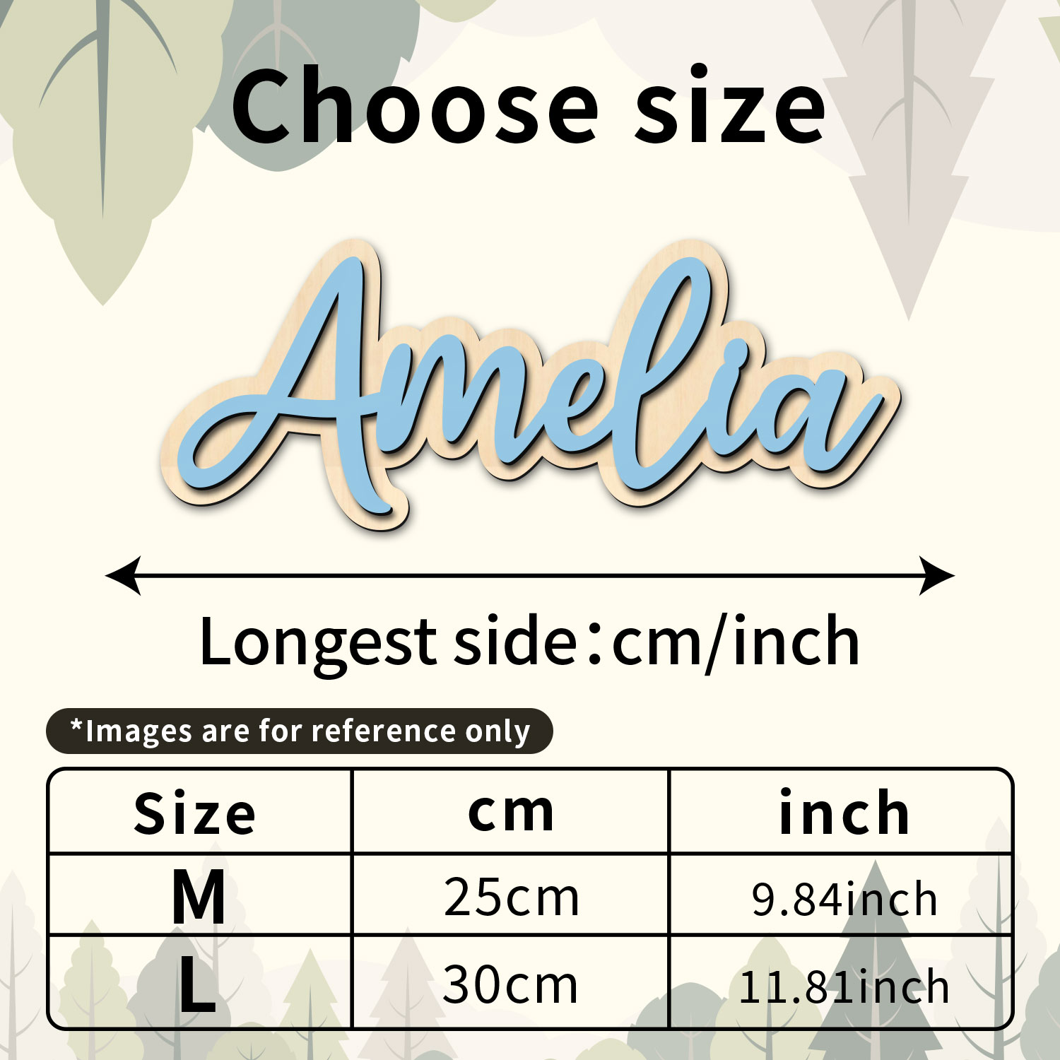1pc Customized Wooden Name Dec - Home Decor Zone recension och pris