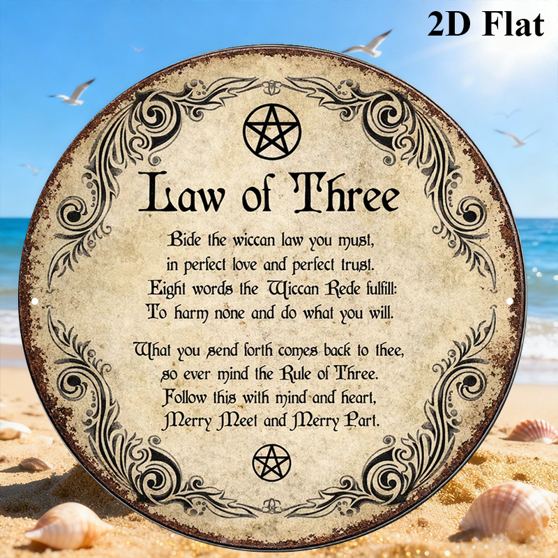 CIFBUY Vintage Wicca Triple Go - Home Decor Wall Art recension och pris