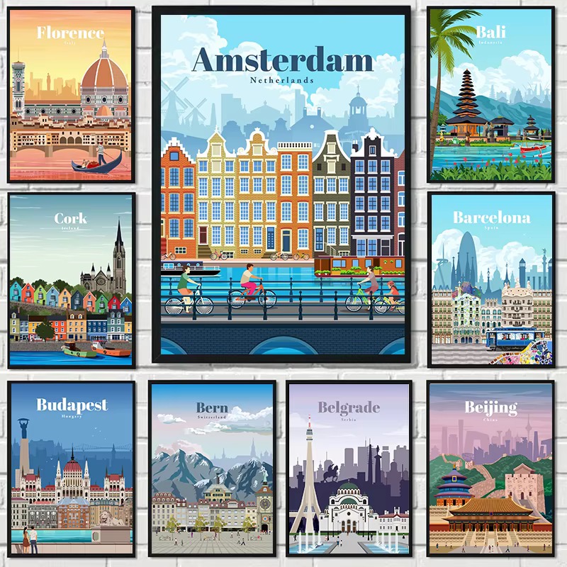 Diamond Painting Amsterdam Tok - Home Decor London recension och pris