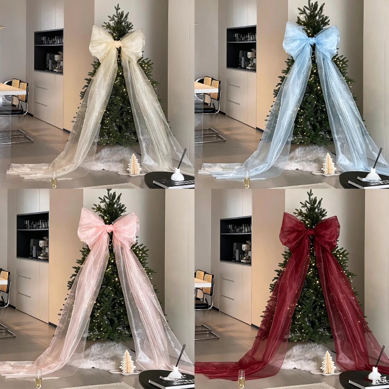 Stunning Pearlized Gauze Bow C - Home Decor Exchange recension och pris