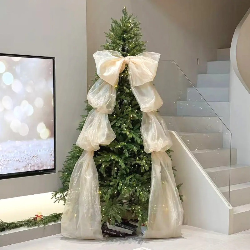 Stunning Pearlized Gauze Bow C - Home Decor Exchange recension och pris