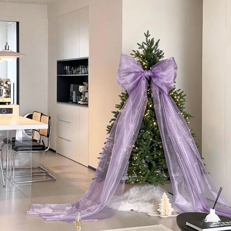 Stunning Pearlized Gauze Bow C - Home Decor Exchange recension och pris